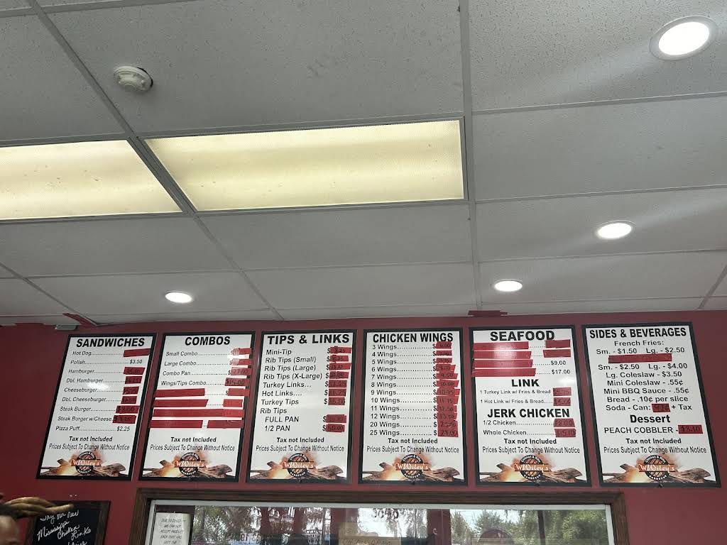Wileys Chicken & Ribs Menu 1